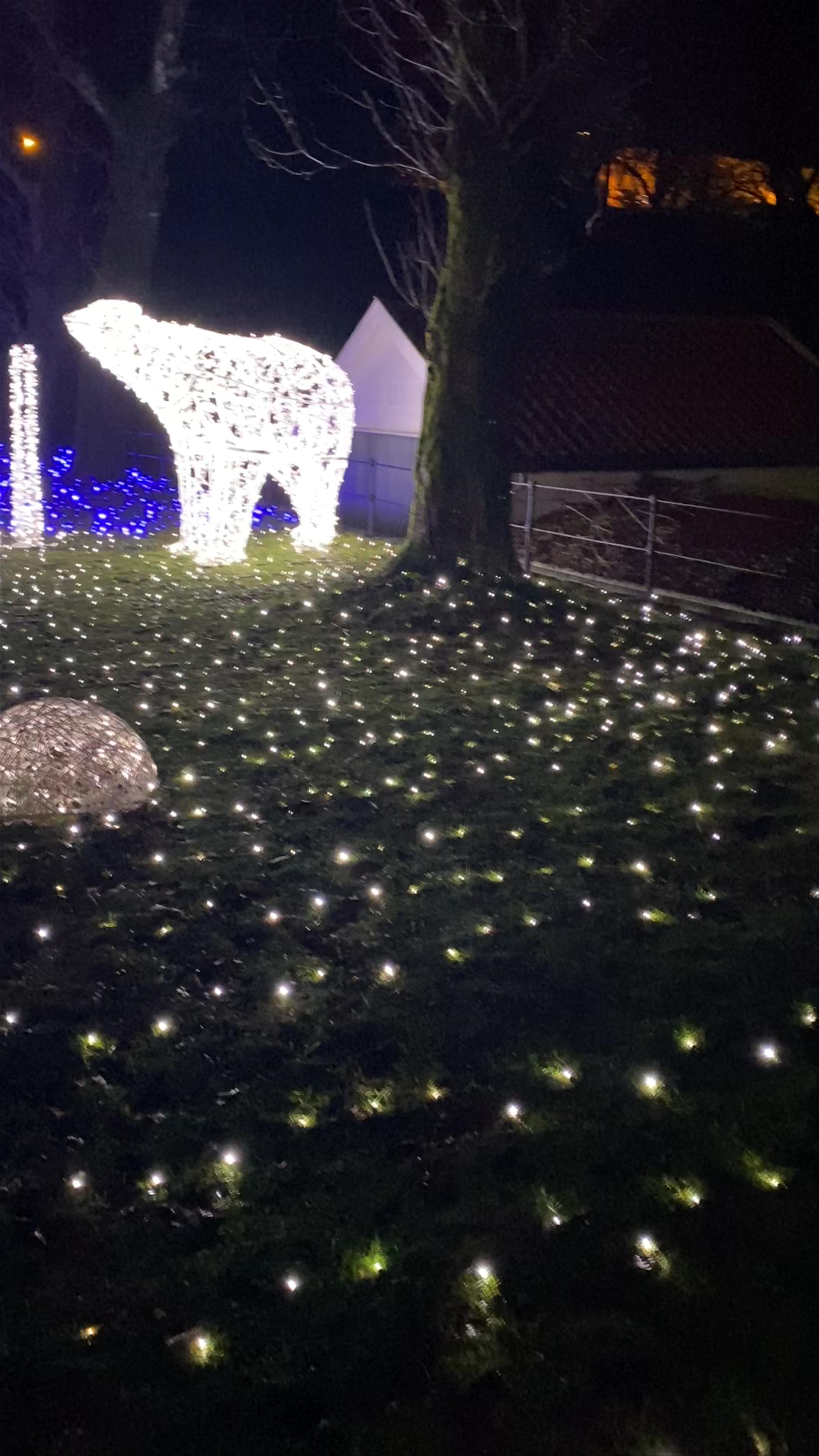 Lumagica Bergen Light Festival at Bergenhus Fortress, Norway