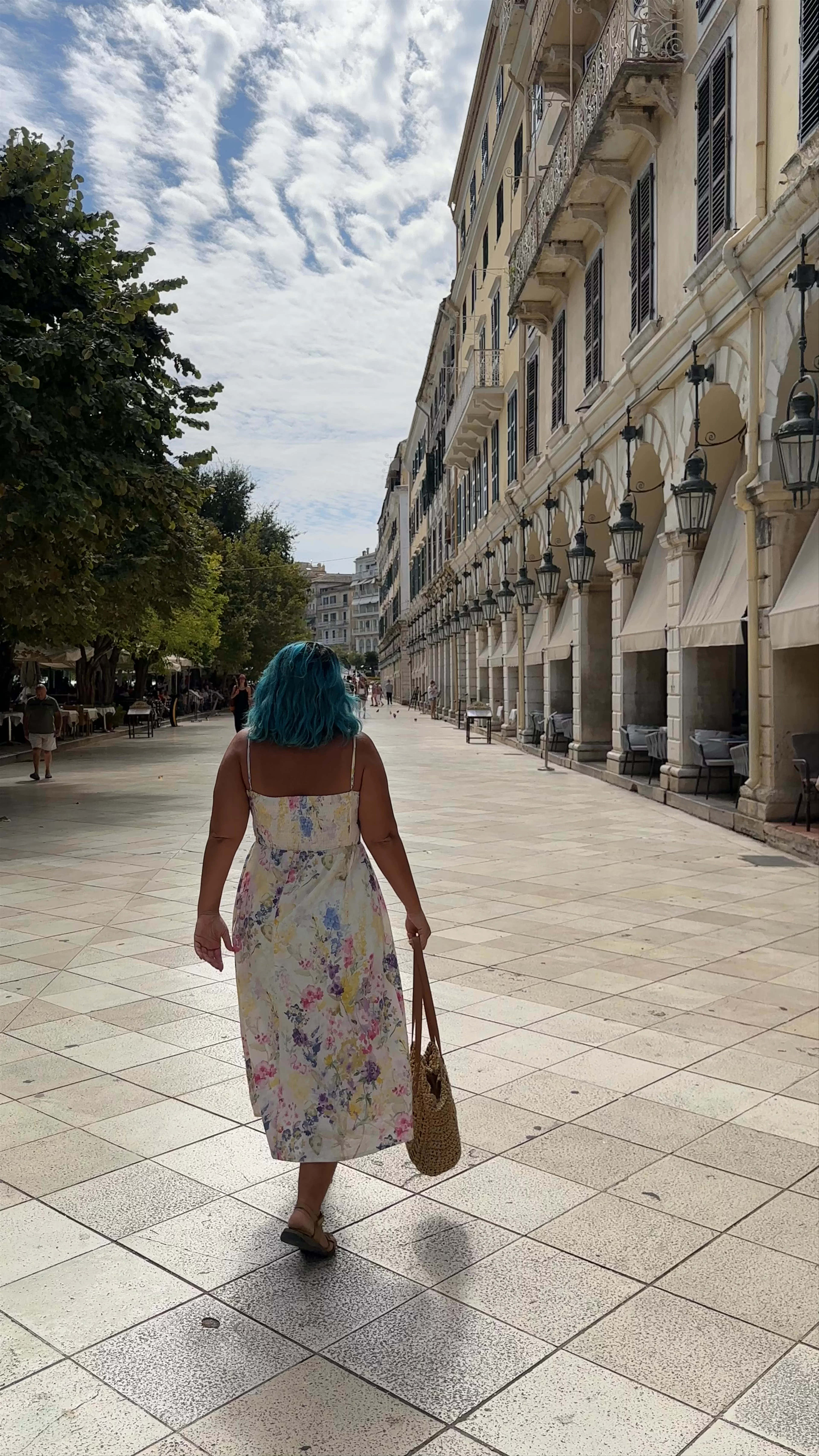 Liston, Corfu, Greece