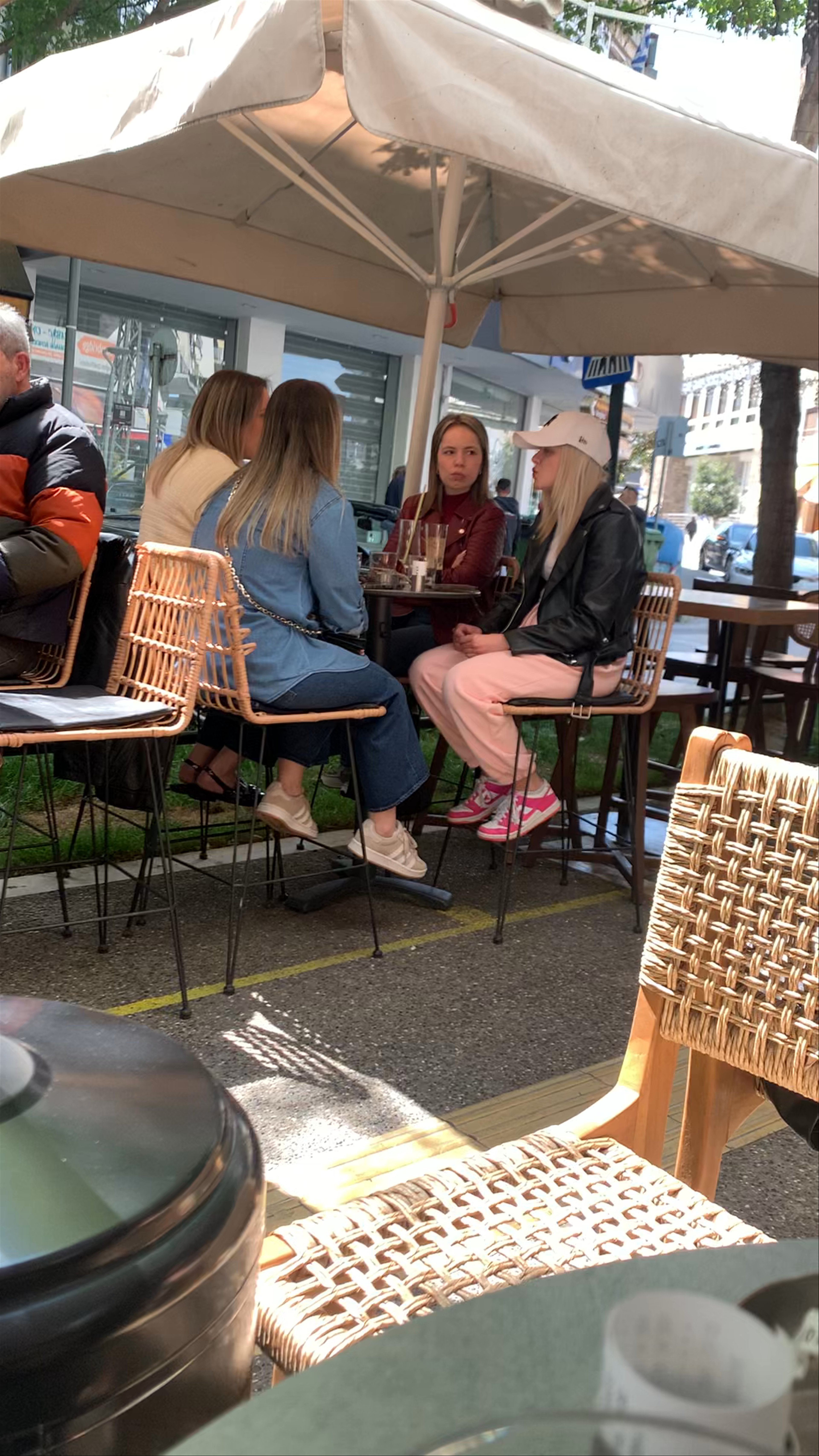 Lively Outdoor Café Moments in Veria, Greece