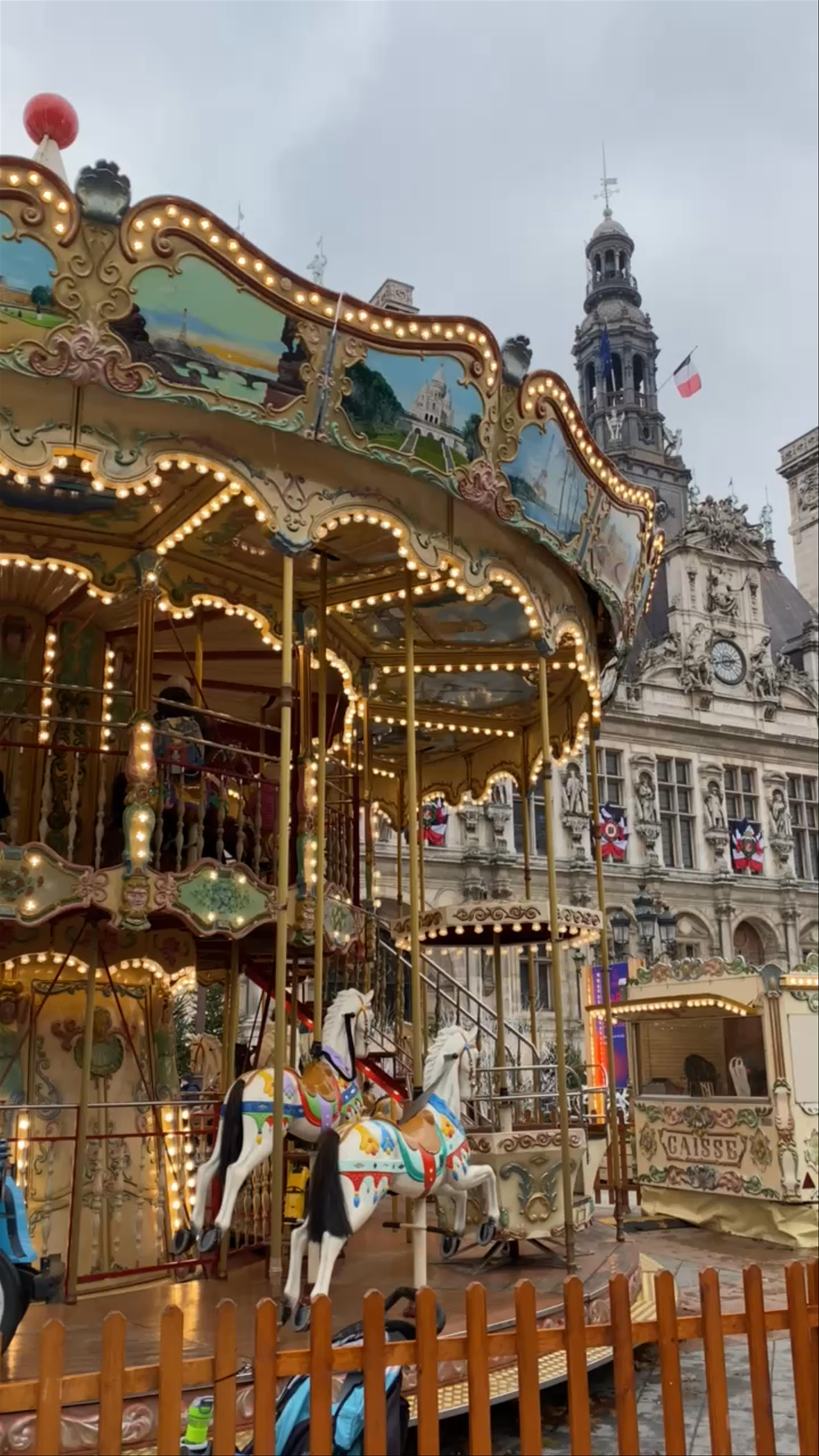 Enchanting Carousel Experience at Hôtel de Ville, Paris