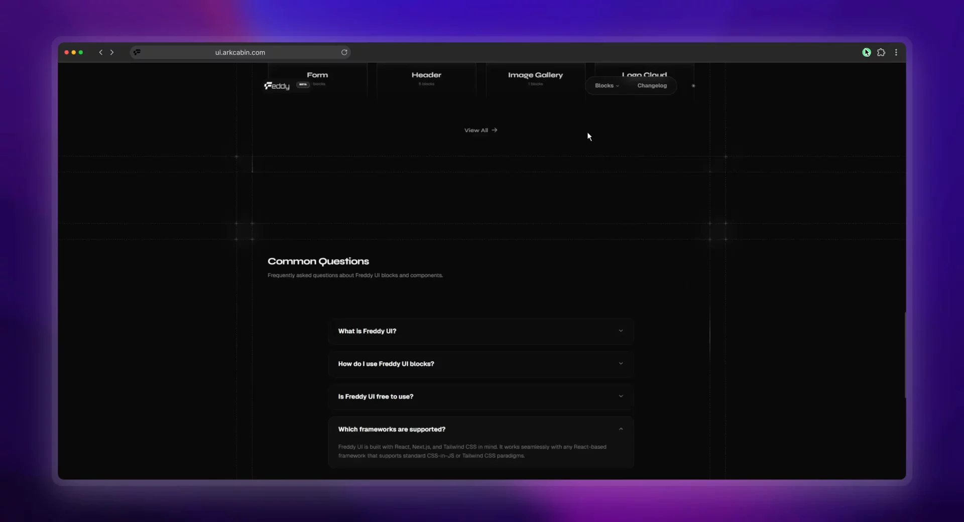 Freddy ui image 1