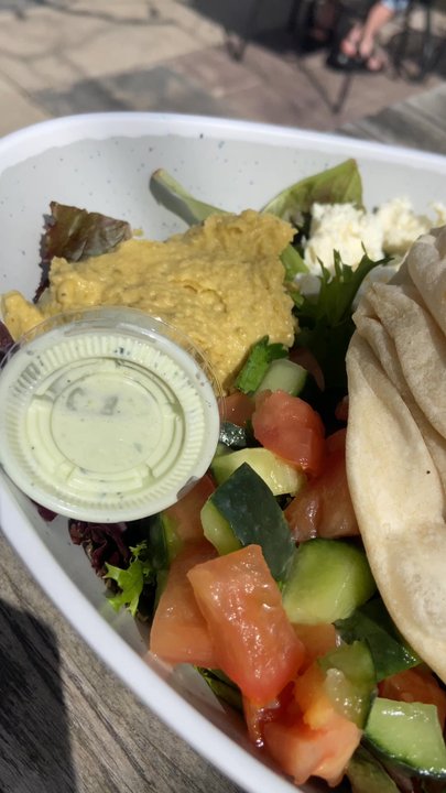 Pinched on the River - Chicken Shawarma salad bowl - Mediterranean Near Me - Chicago, Illinois