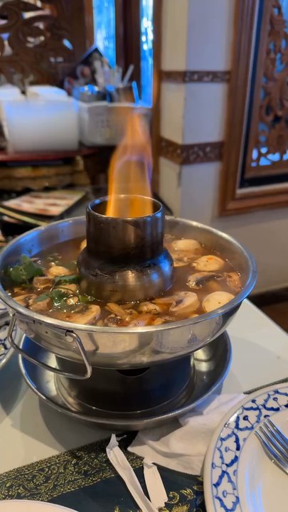 President Thai - Tom yum soup - Thai Near Me - Pasadena, California