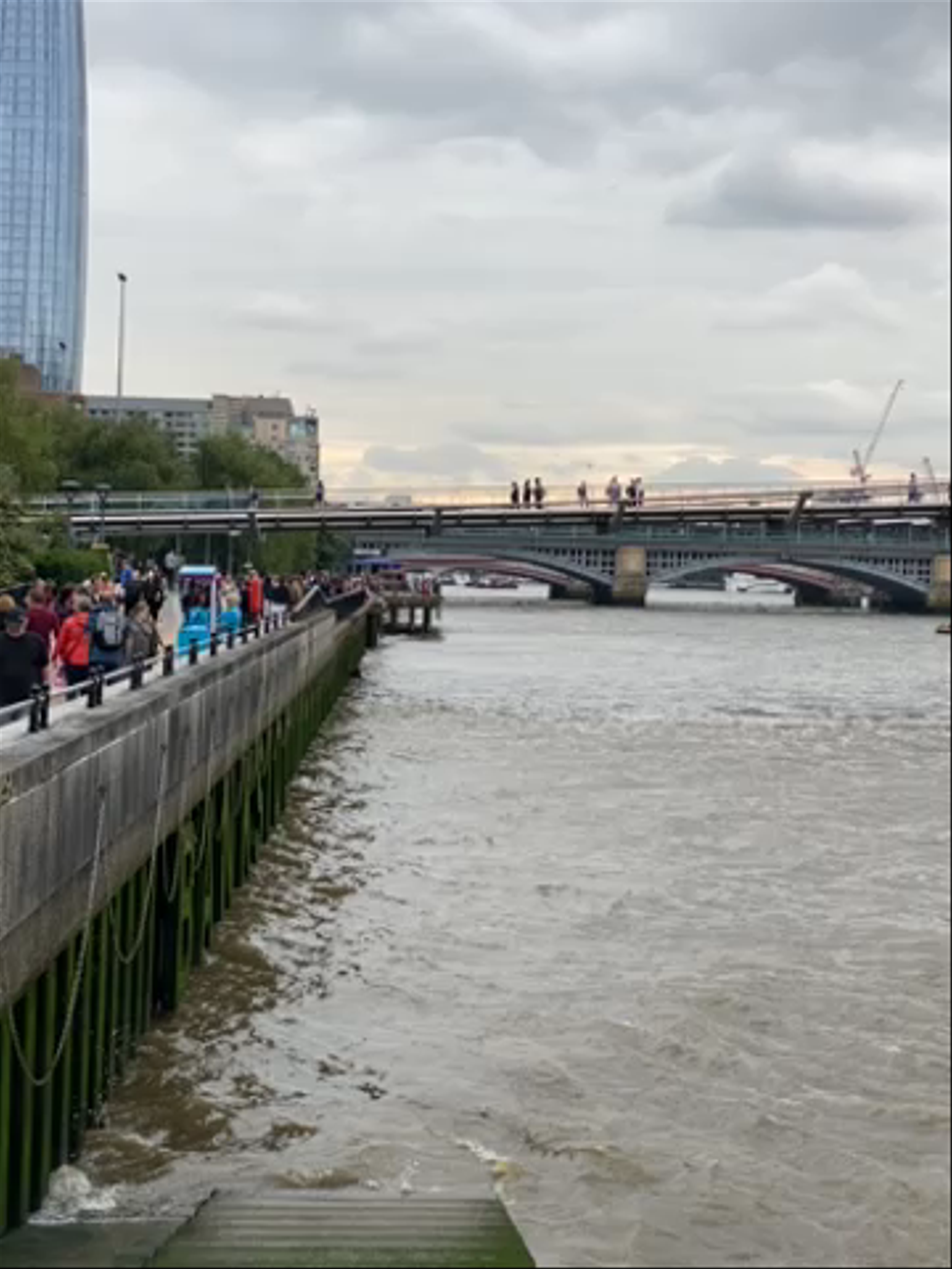 Millennium Bridge: Urban Riverside Walk in London