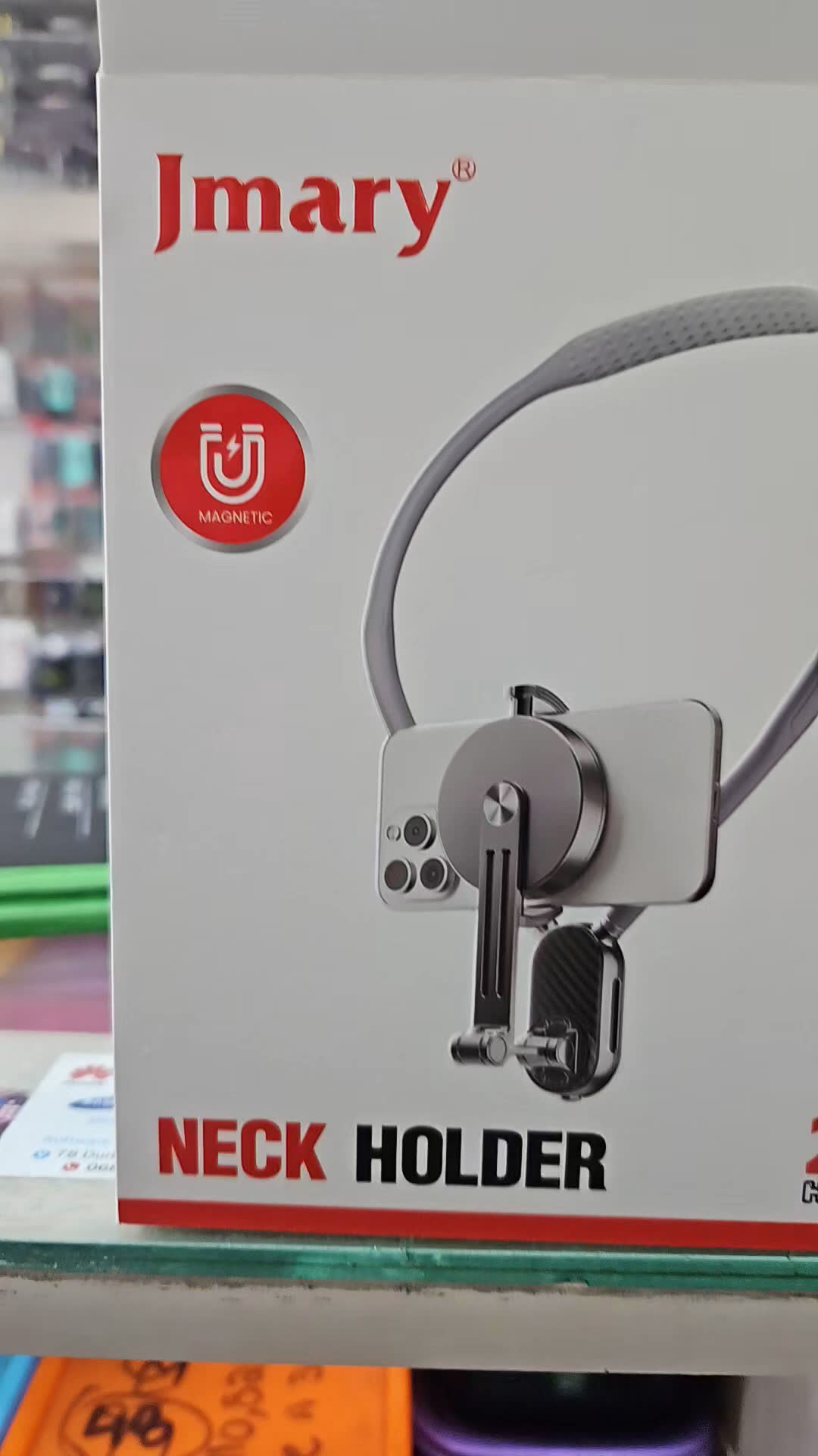 Jmary MG-03 Magnetic Neck Mount Holder for POV Shooting