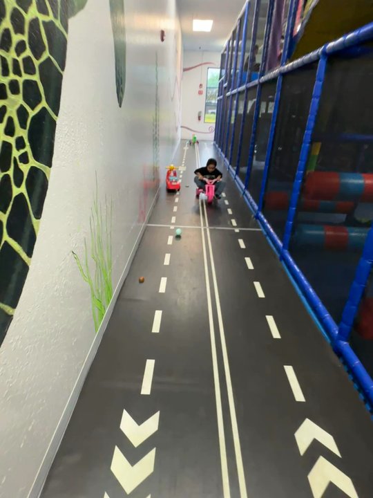 Kidtopia - Outer perimeter for four wheel toys - Indoor Playcenter Near Me - Fremont, California