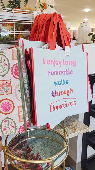 HomeGoods - Who loves these shopping bags more than I do?!?  Wish they'd get rid of the marketing logo HahaJaja. HomeGoods - Department Stores Near Me - Columbia, Maryland