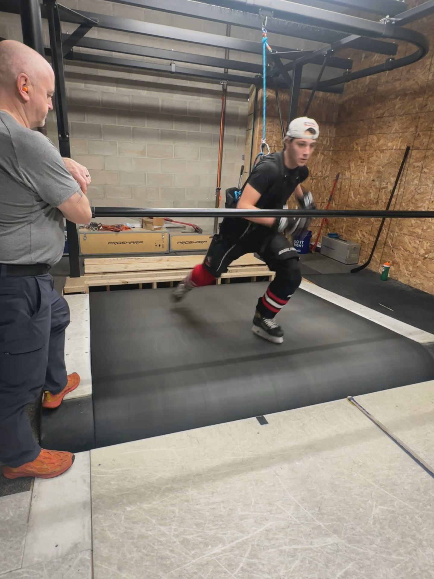 Dylan Dimitry's Off-Ice Training: G&G Treadmill