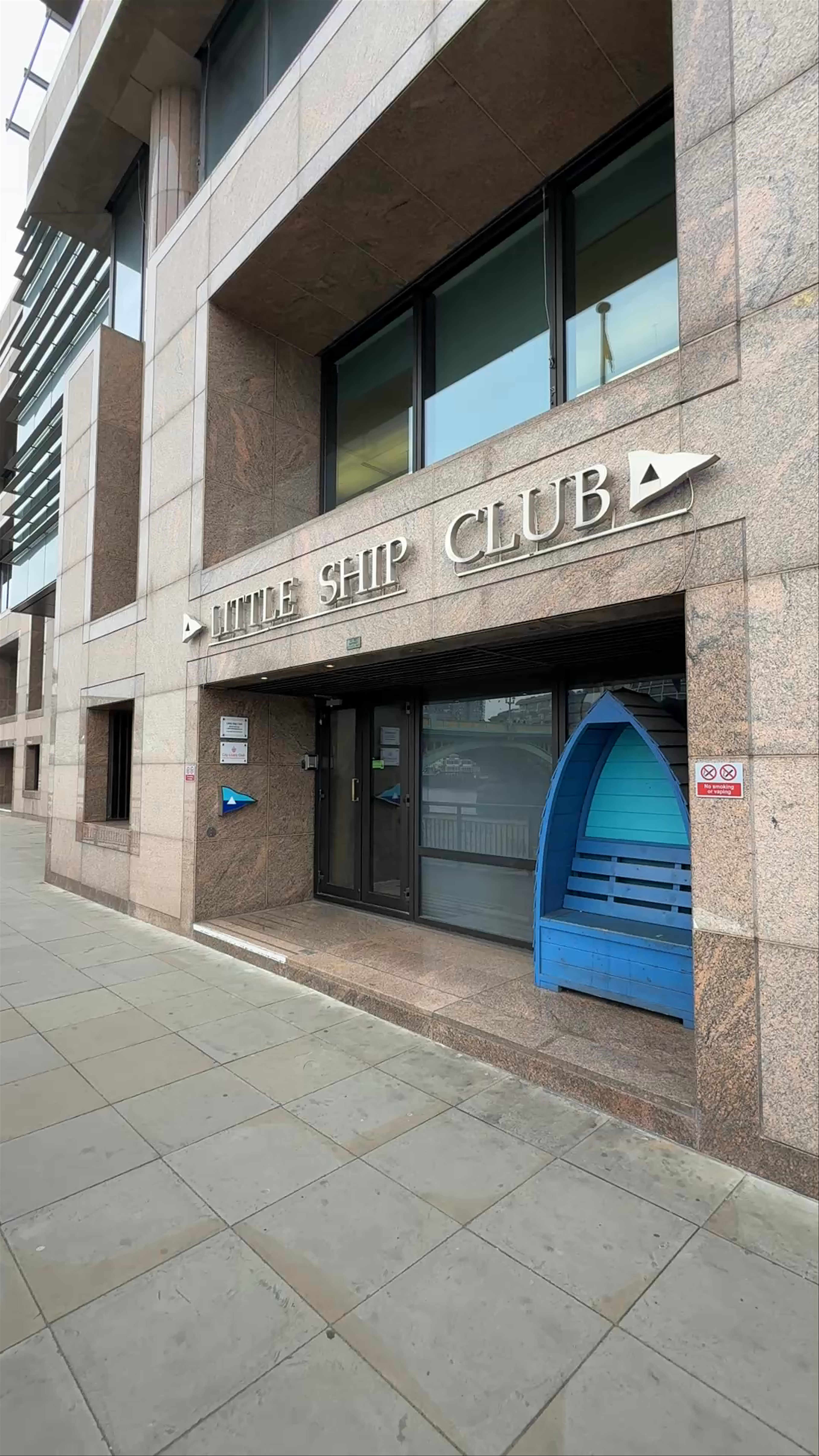 Riverside Walk by Little Ship Club, Thames River, London