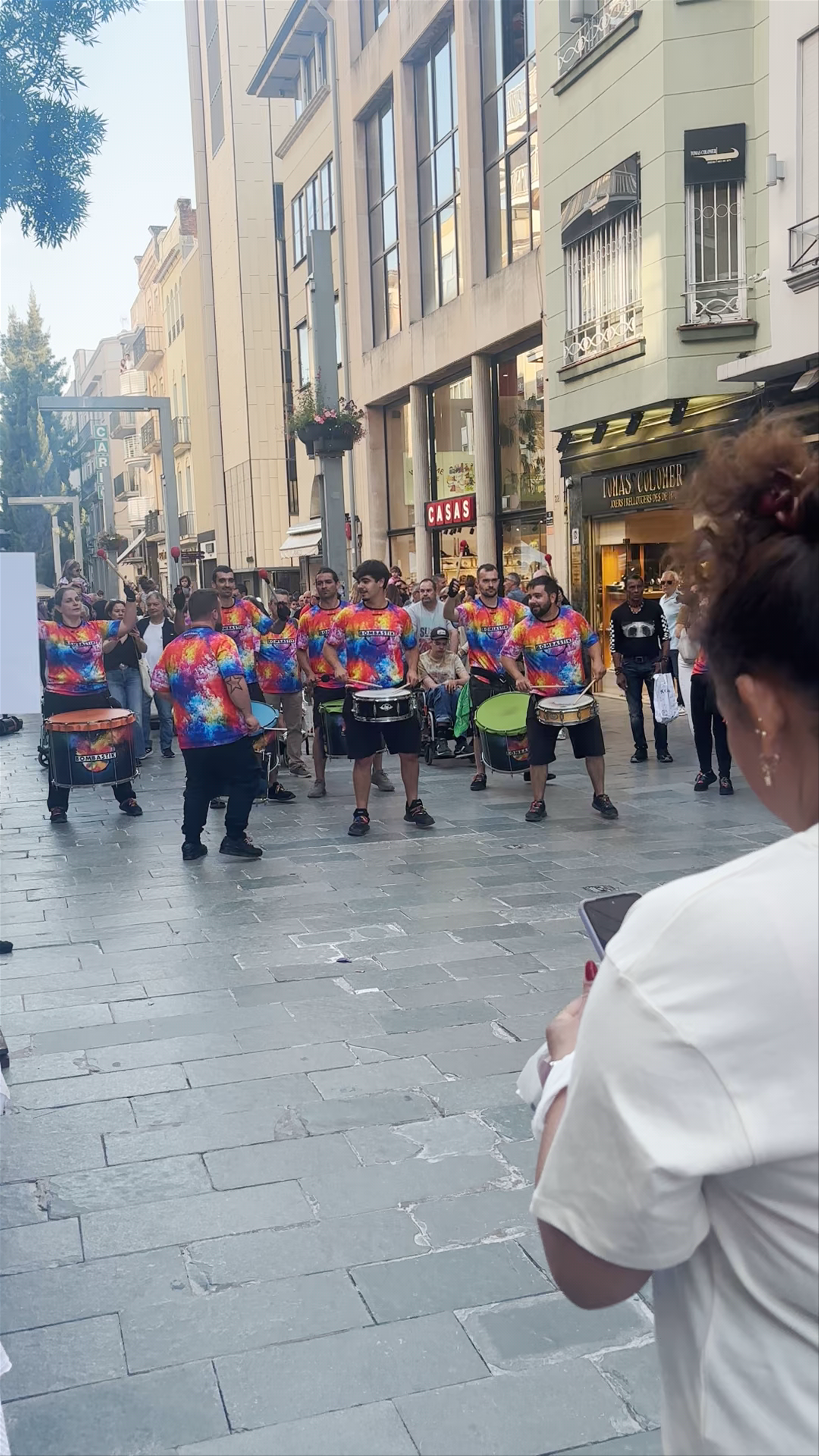 Granollers Street Drum Performance: Vibrant Rhythms Amidst Historic Catalunya