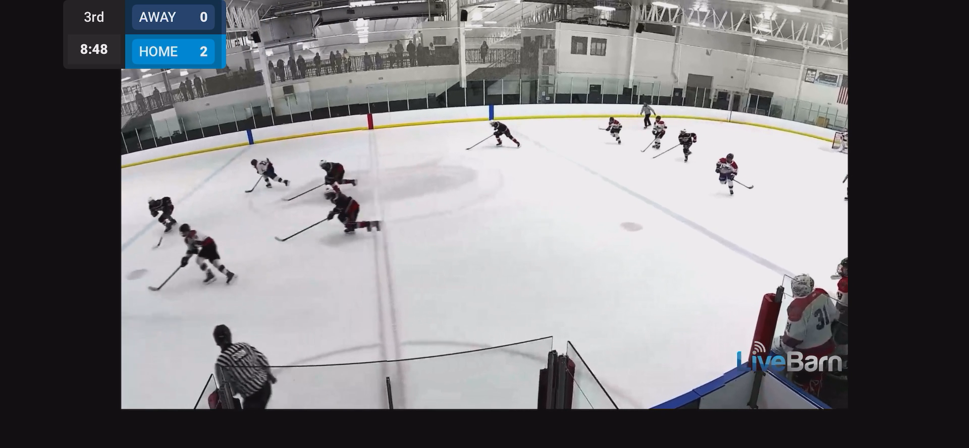 Mini 2v1 breakaway goal