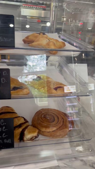 Sweet Drip Dessert Cafe - Almond Croissant - Desserts Near Me - Chicago, Illinois