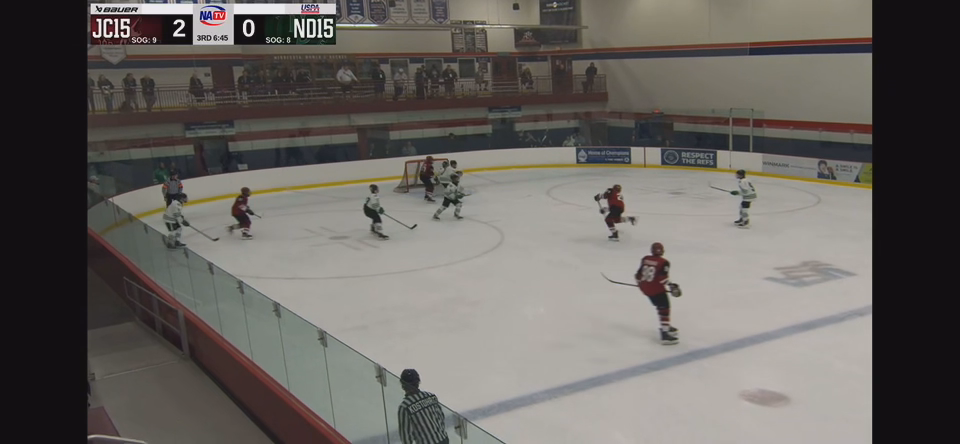 Austin Carter's Precision Strike: Low Blocker Goal Highlight