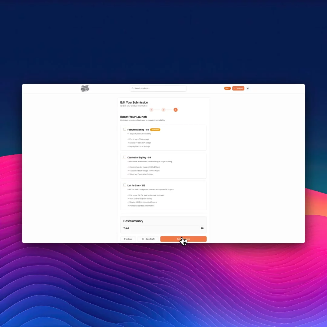 Built Vibing - Directory for Vibe Coded Tools image 1