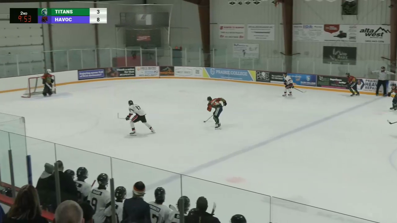Benjamin Shoeman's Impressive Goal for Hanna Havoc in USPHL Alberta division.