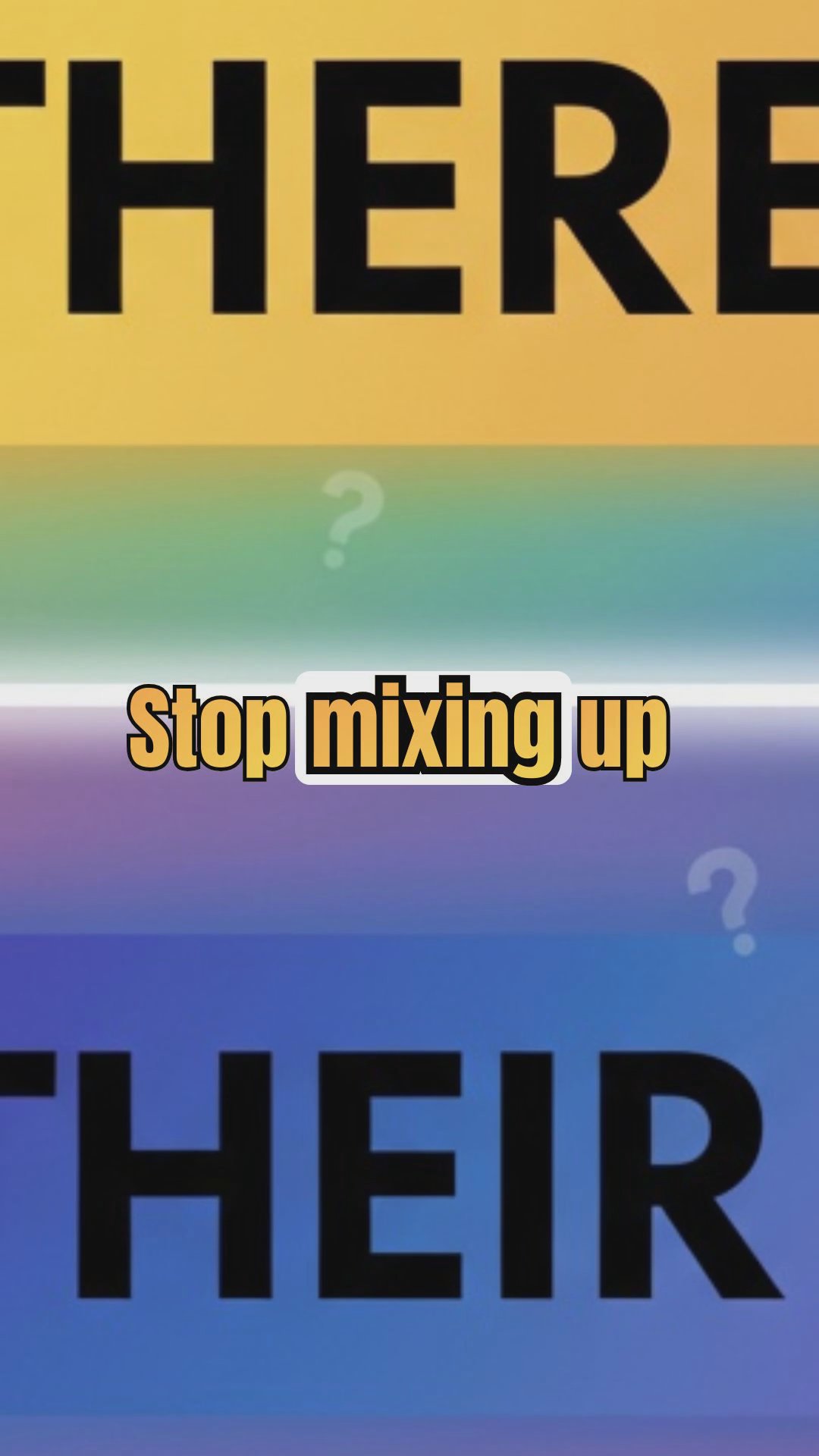 There/Their/They're Explained Simply - Master All Three in One Minute