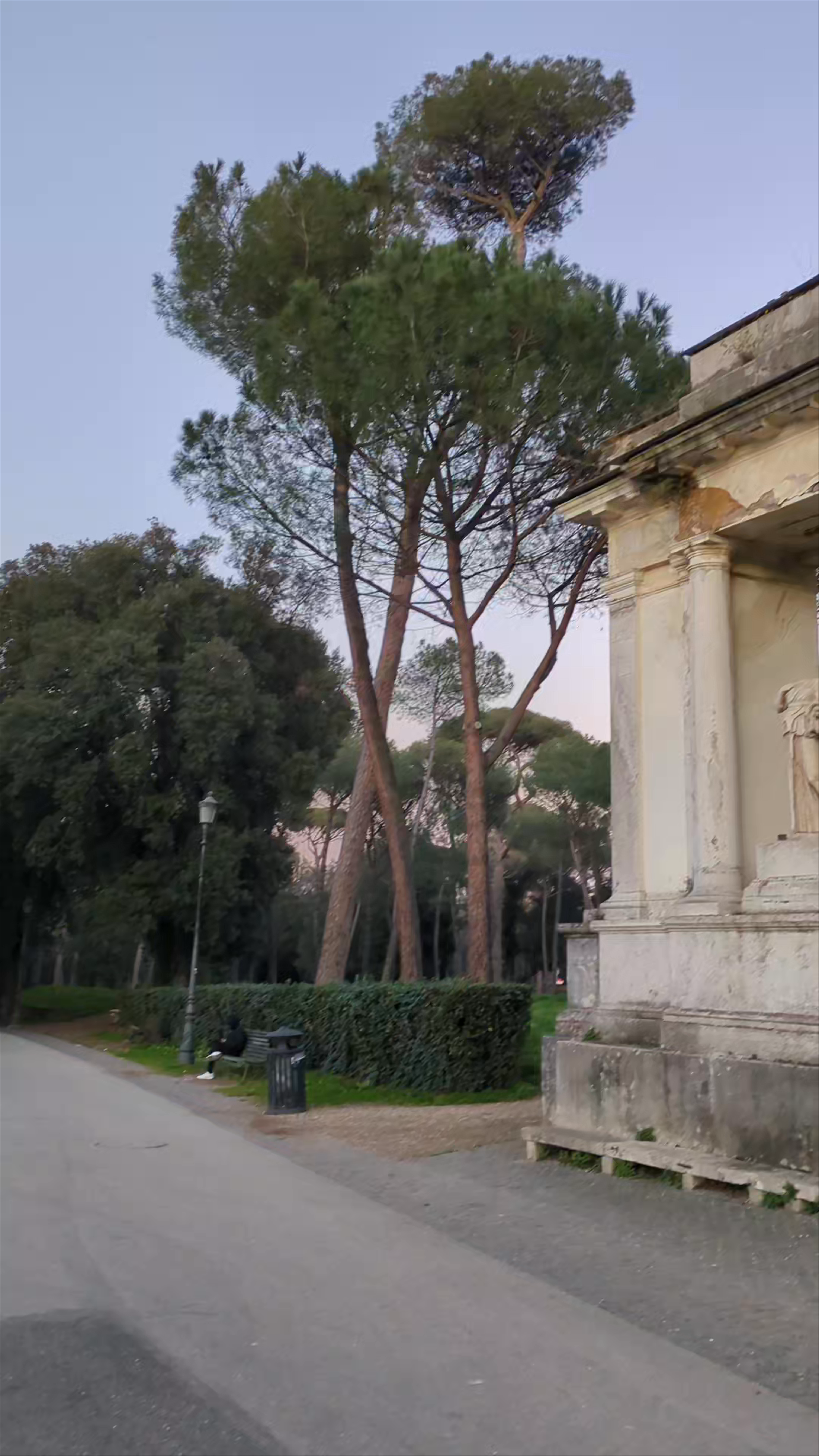 Sunset Serenity at Villa Borghese in Rome