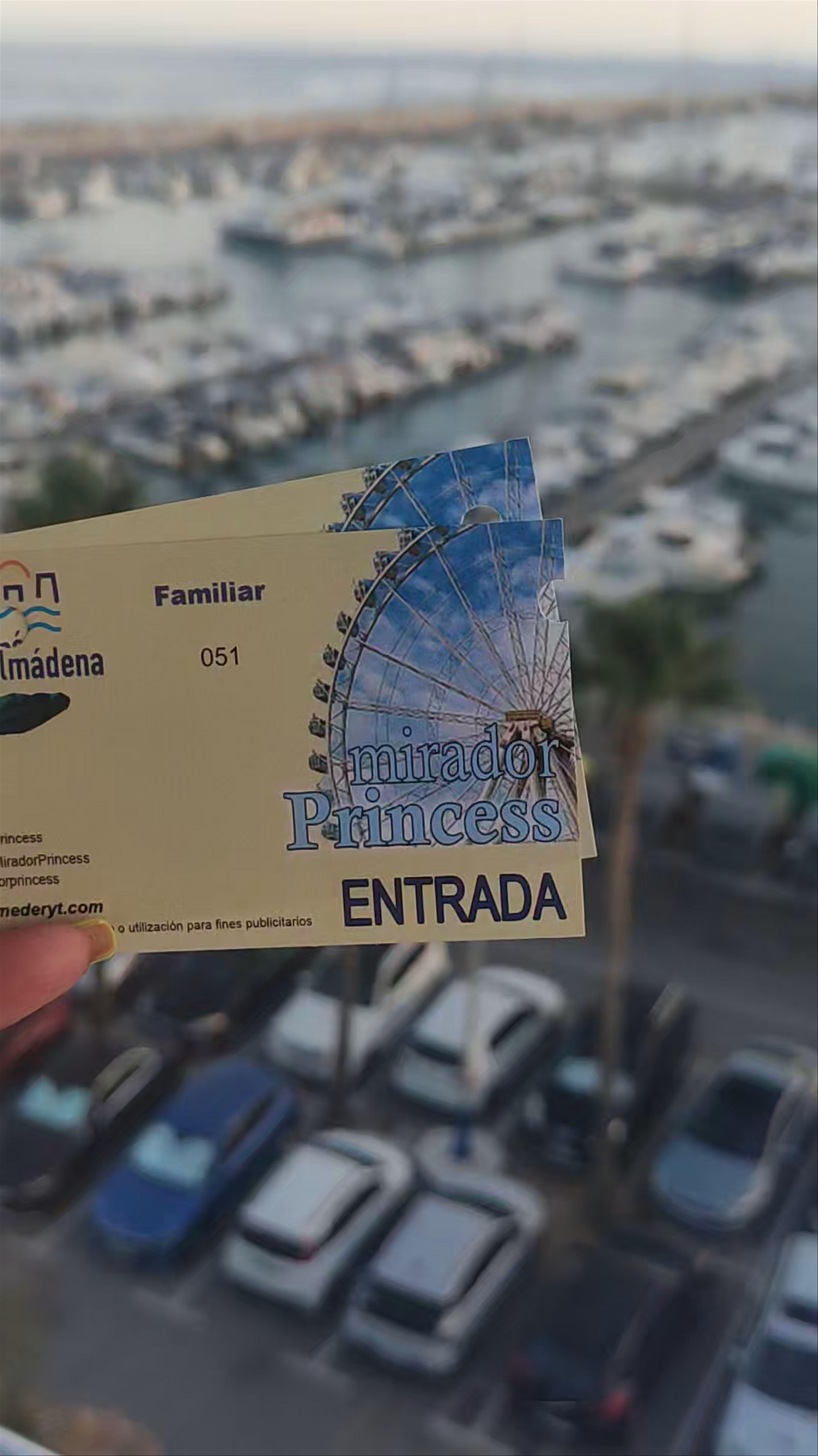 Noria Mirador Princess Ferris Wheel Ride in Benalmádena