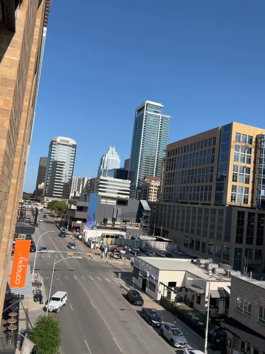Canopy by Hilton Austin Downtown - Balcony facing 6th street - Hotels Near Me - Austin, Texas