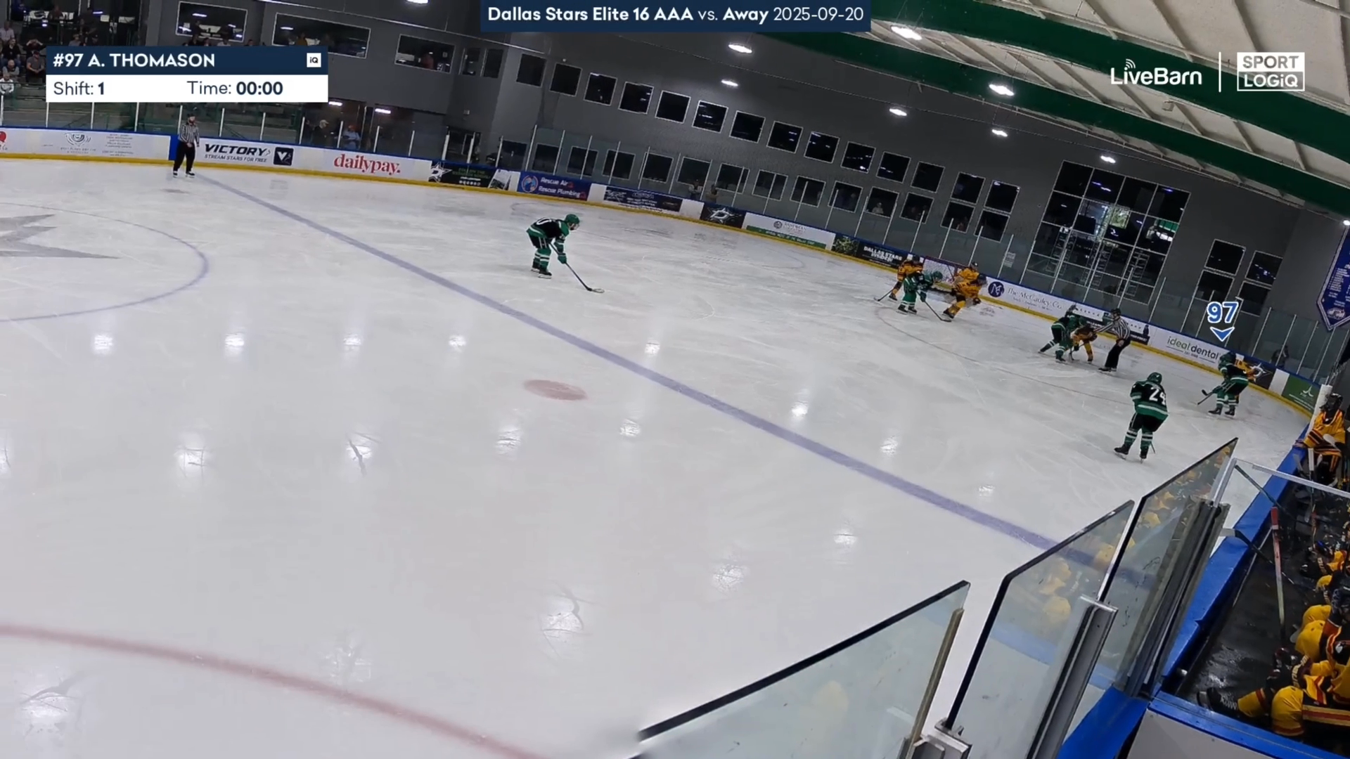 Anna Thomason #97: Full Shift | Dallas Stars Elite 16U AAA vs Boys