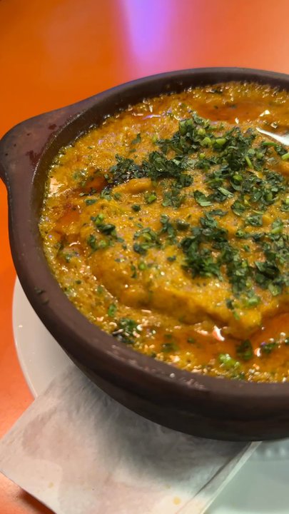 Okey - Cazuela with fish. Will try with shrimp next time! - Empanadas Near Me - Brooklyn, New York