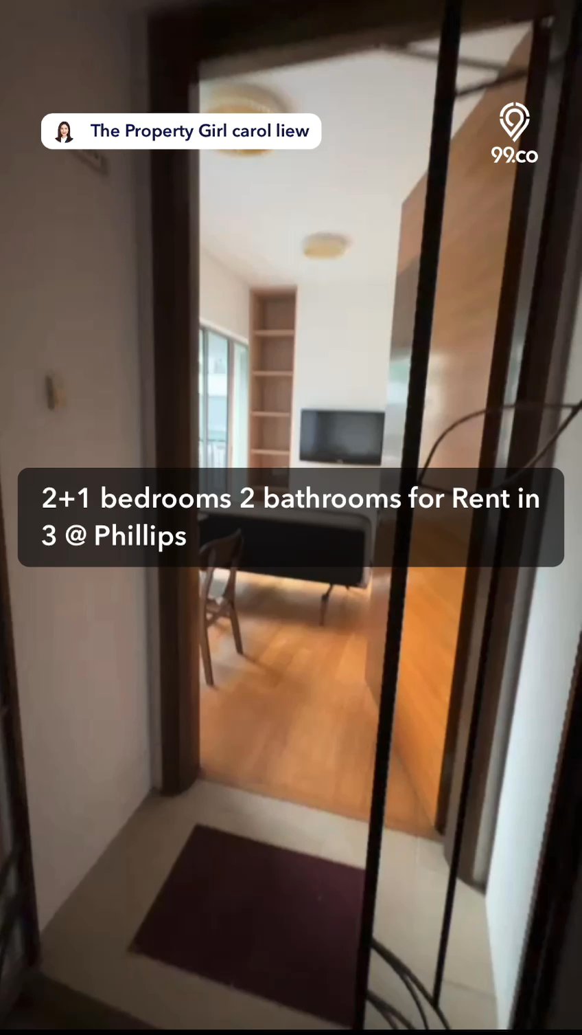 2+1 Bed Apartment (Condo) for Rent in 3 Phillips 861 sqft