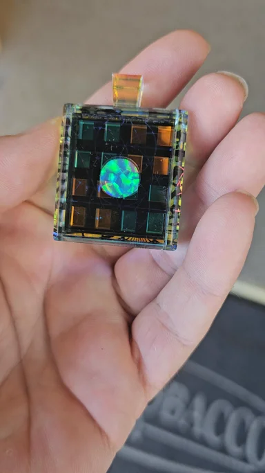 Preview pic of Stacked Opal Pendant