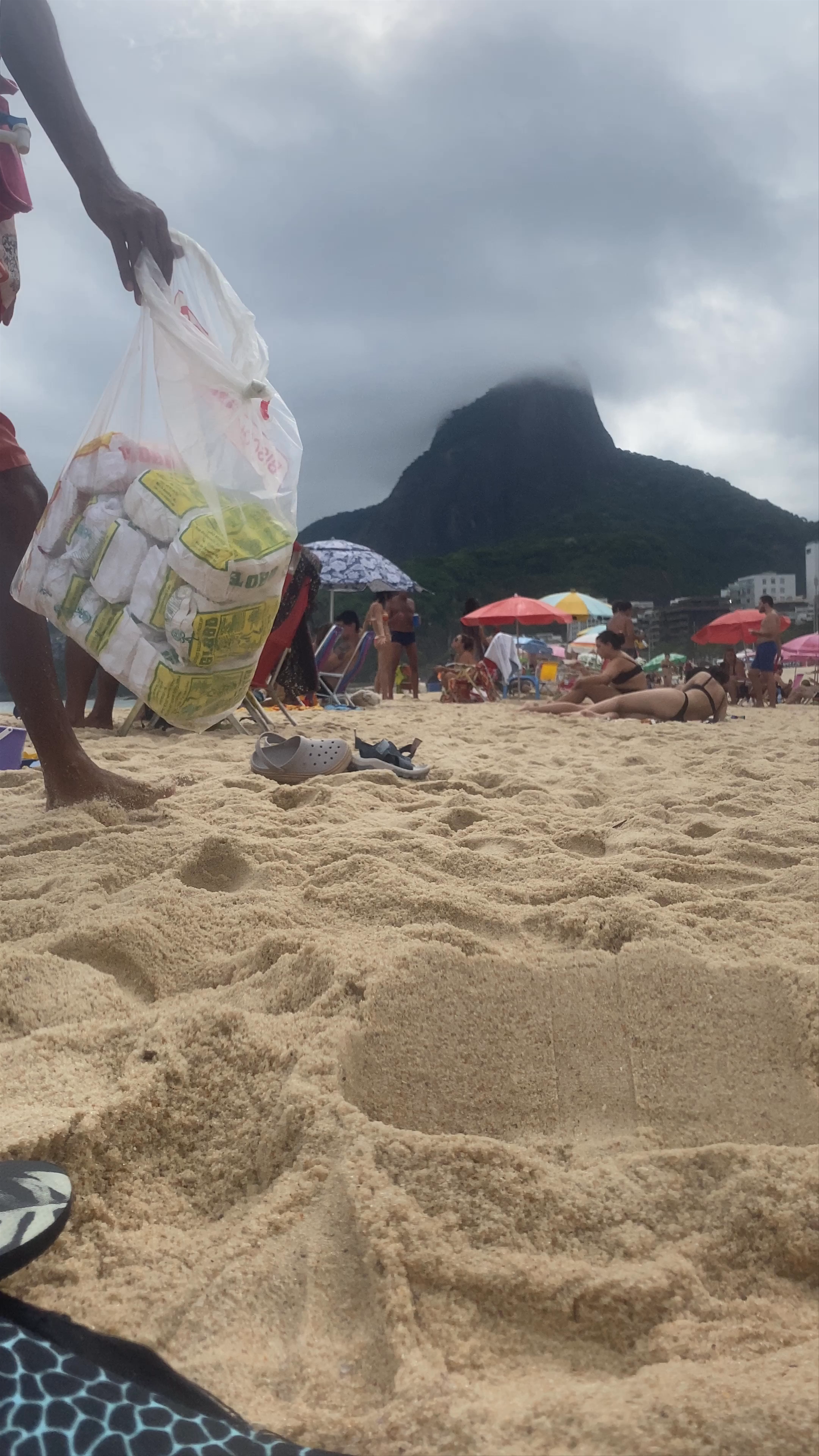 Vibrant Beach Life at Praia do Leblon, Rio de Janeiro