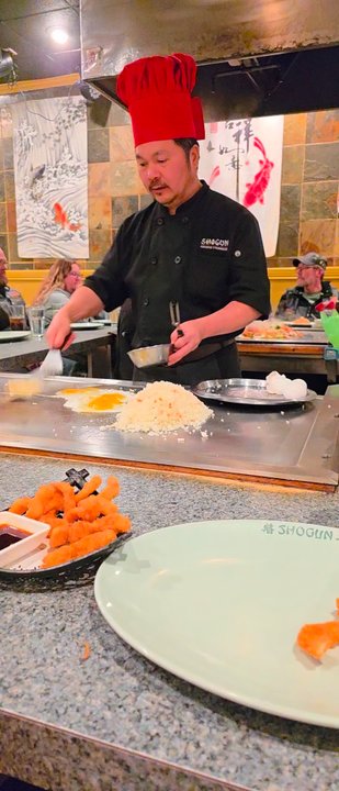 Shogun - Video of the chef cooking - Japanese Near Me - Lincoln, Nebraska