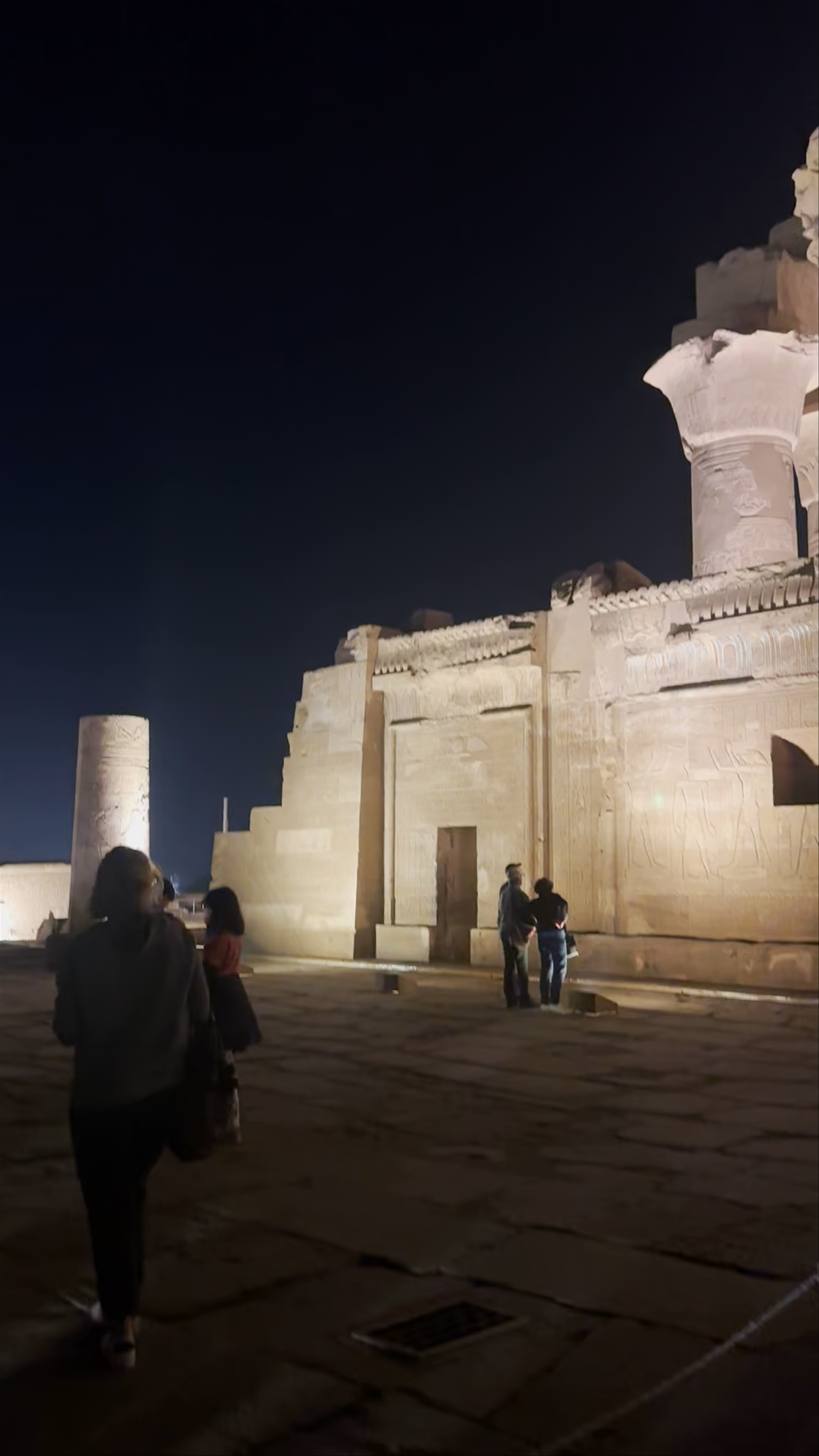 Kom Ombo Temple at Night: A Mystical Journey Through Ancient Egypt