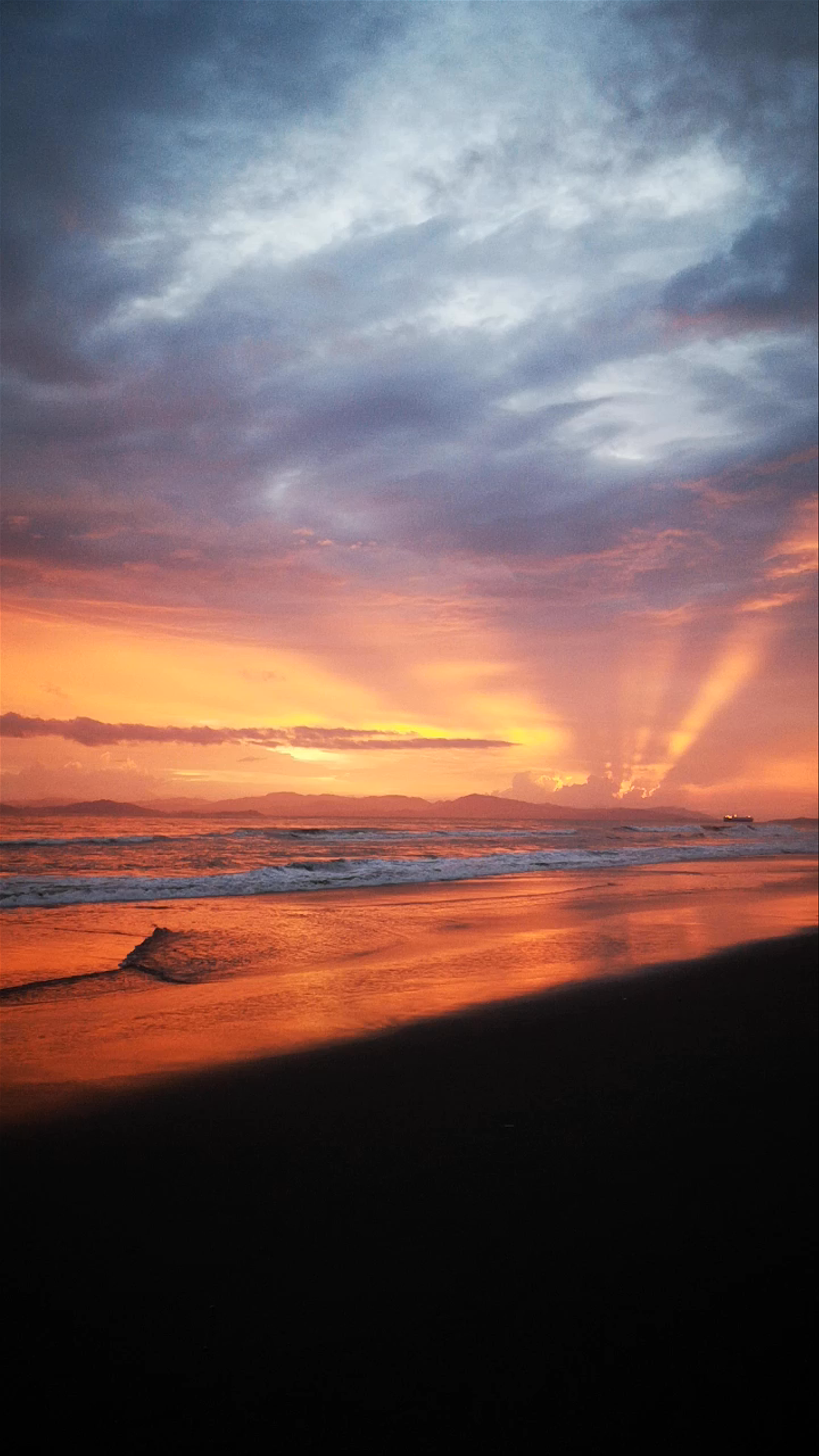 Sunset Serenity at Playa San Juan del Sur, Nicaragua