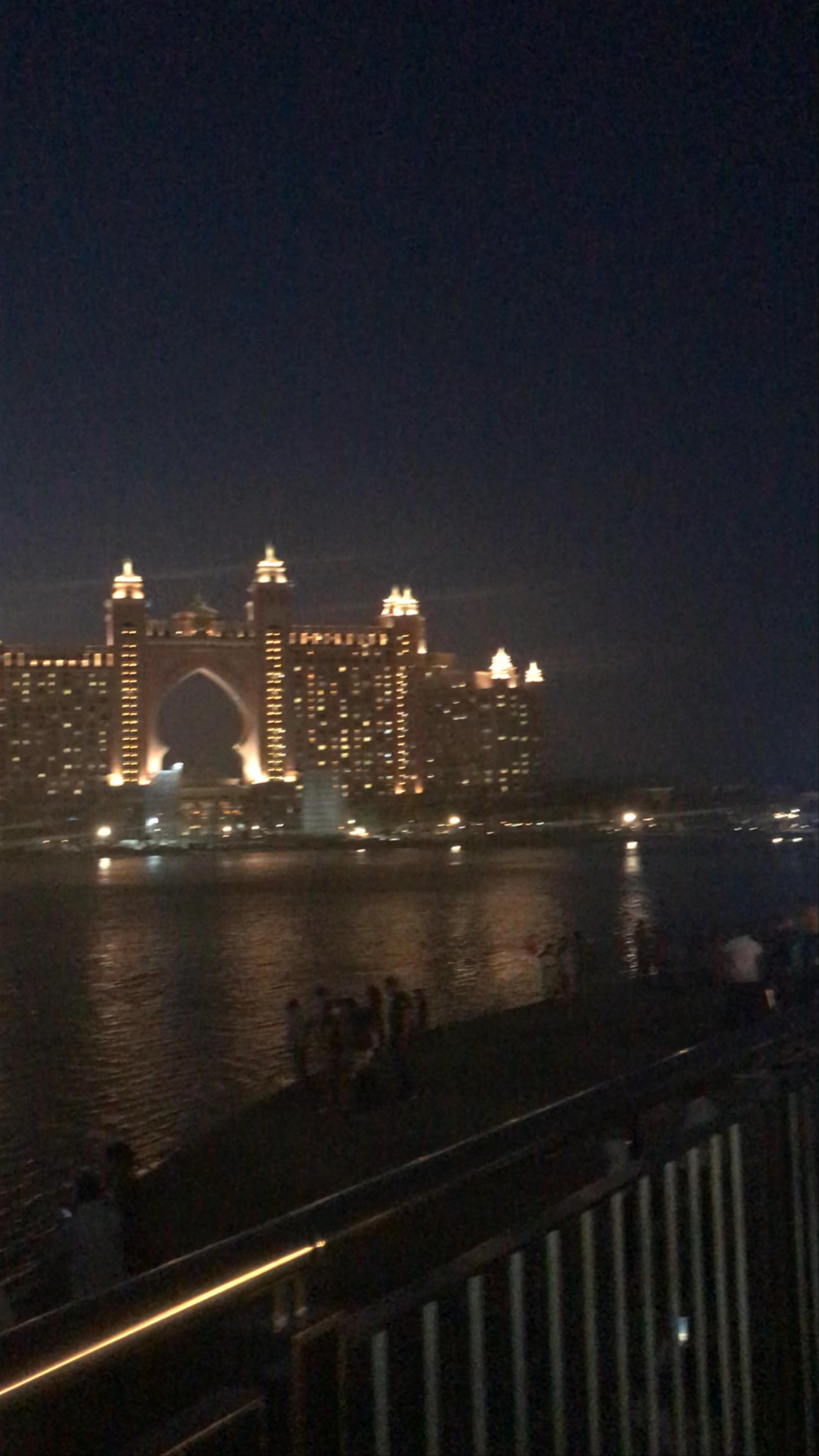 The Palm Fountain Nightlife and Atlantis The Palm Illuminated - Dubai's Magical Evening