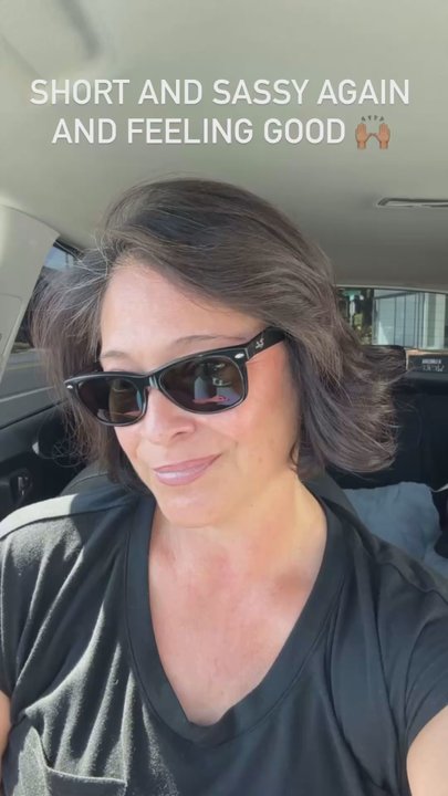 Studio 514 - Before and after. My hair has a kind of its own and she did a great job with it! - Hair Salons Near Me - Oceanside, California