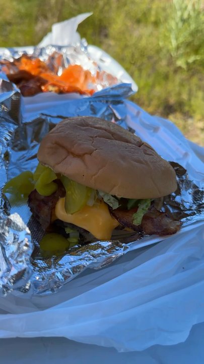 Flavor Flame - The burger and wings were fire! - Food Trucks Near Me