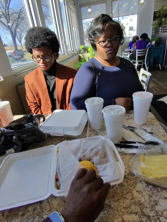 Collard Green Cafe - That baked chicken was seasoned all the way to the bone !!. My okra were a little stringy. Other than that it was awesome. - Cafes Near Me - Stone Mountain, Georgia