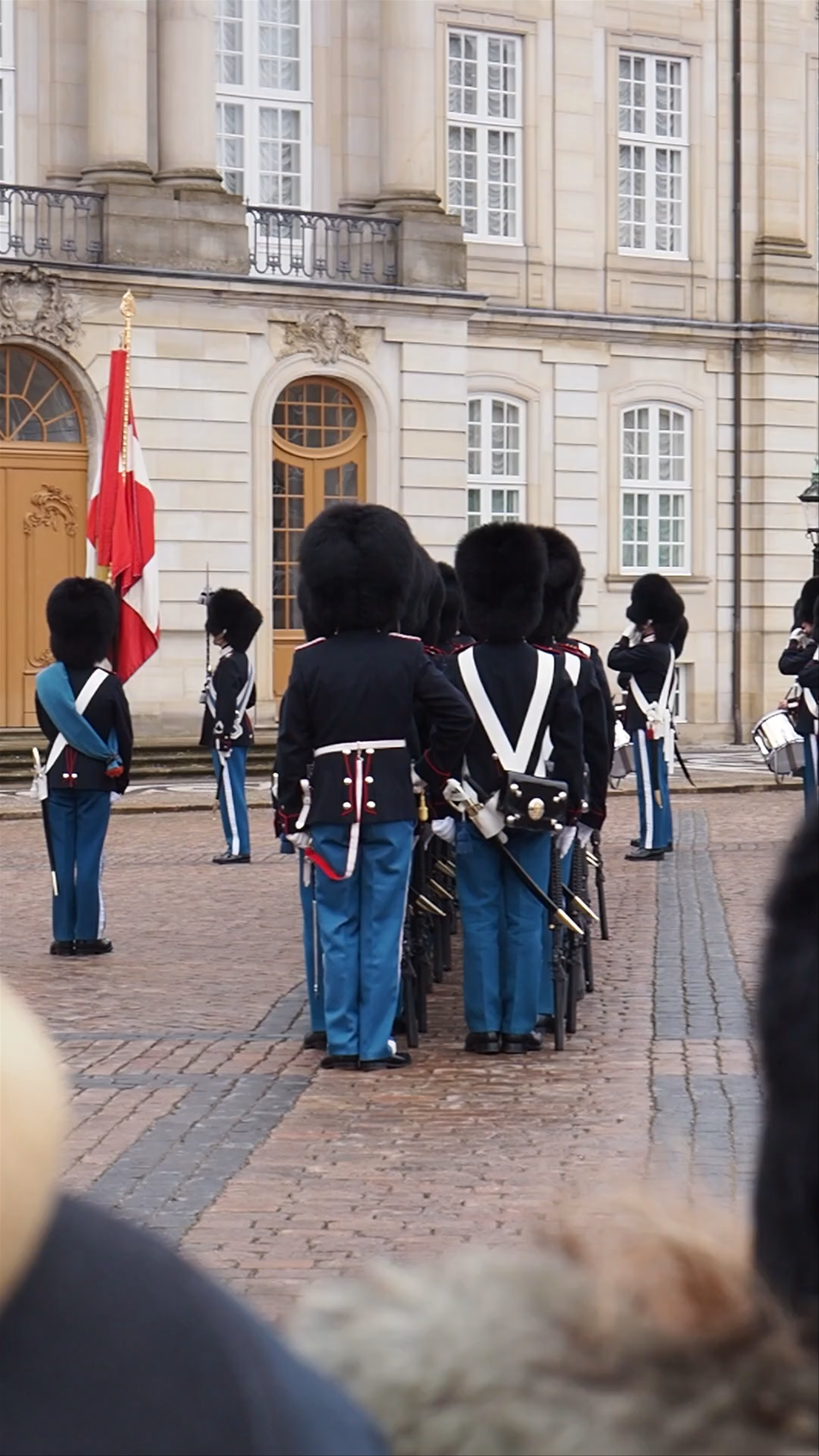 Changing of the Guard Ceremony at Amalienborg, Copenhagen