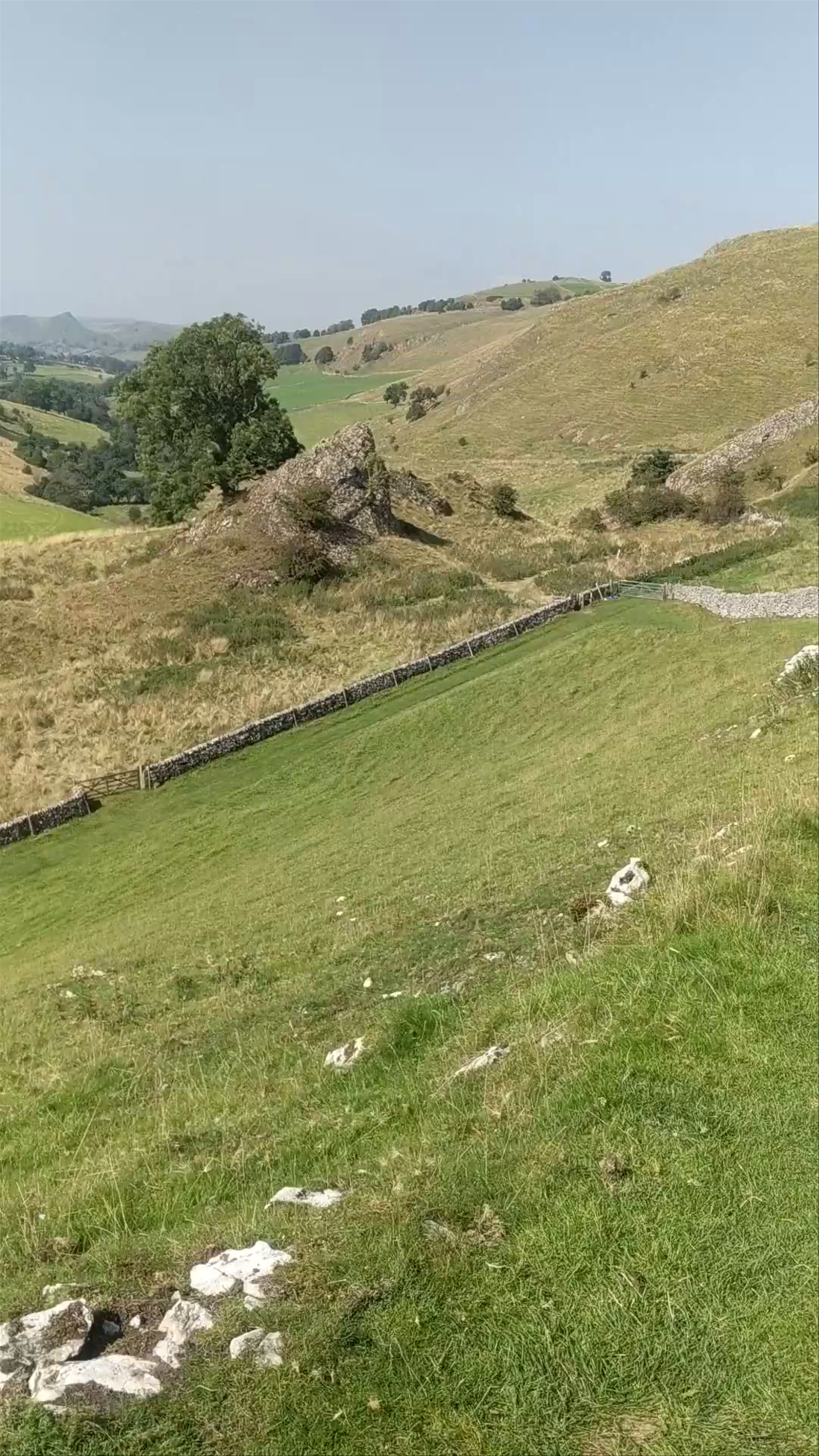 Scenic Hills and Valleys of Peak District National Park, Hope Valley, UK