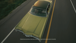 Still frame from the commercial titled Simons