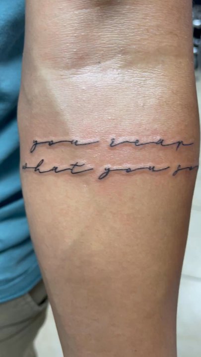 Showdown Tattoo Parlor - You reap what you sow - Tattoo Near Me - Walnut, California