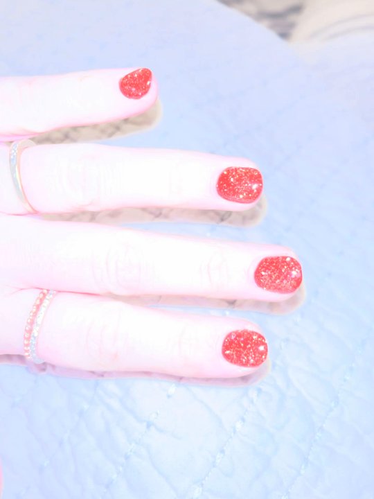 LA Nails - Rounded natural nail with powder dip - Nail Salons Near Me - Lititz, Pennsylvania