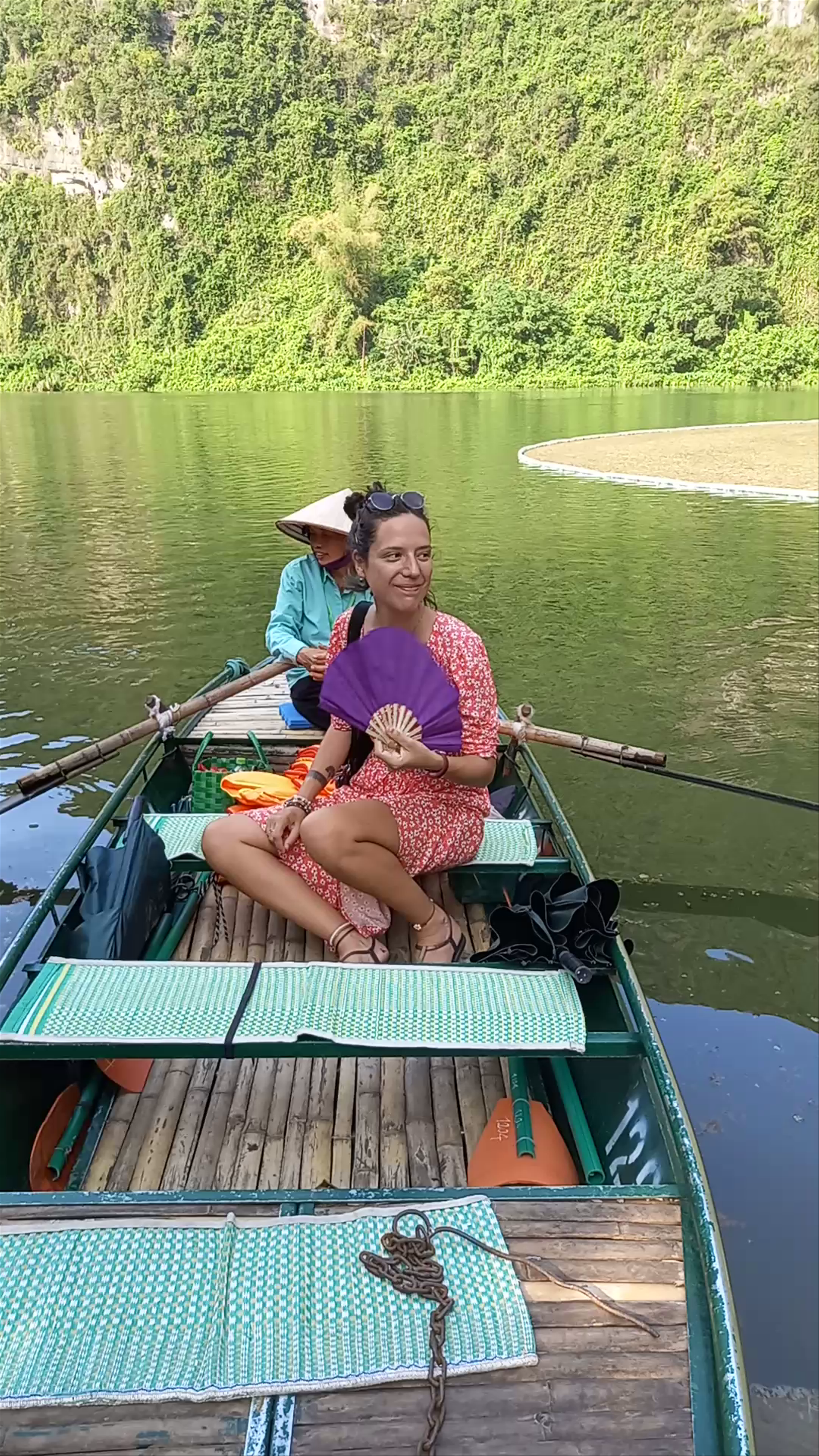 Serene Boat Ride at Trang An, Ninh Binh, Vietnam
