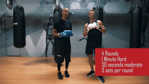 Elevated heavy bag HIIT sessions 4