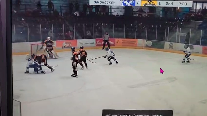 Isaiah Felix Delivers a Thunderous Hit on Sudbury Cub's Nolan Newton