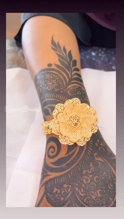 Kmuse Beauty - Sudanese style henna Feet was done as well - Jewelry Near Me - Stone Mountain, Georgia