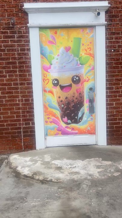 Bonbon Tea - How cute is the entrance to the back door at Bon Bon Tea? - Sandwiches Near Me - Harrisburg, Pennsylvania