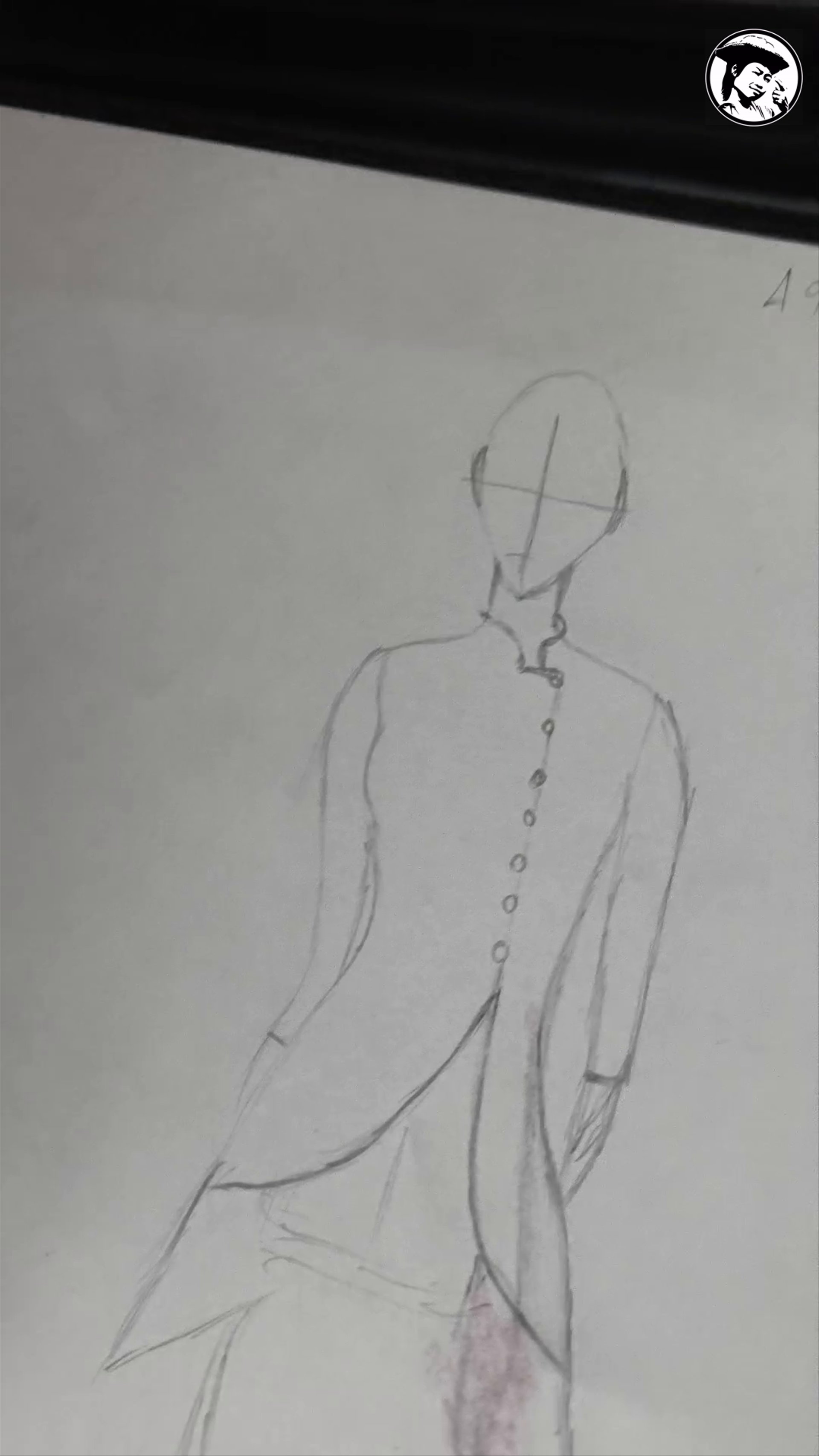 Prempavee drawing her dress for the Expo
