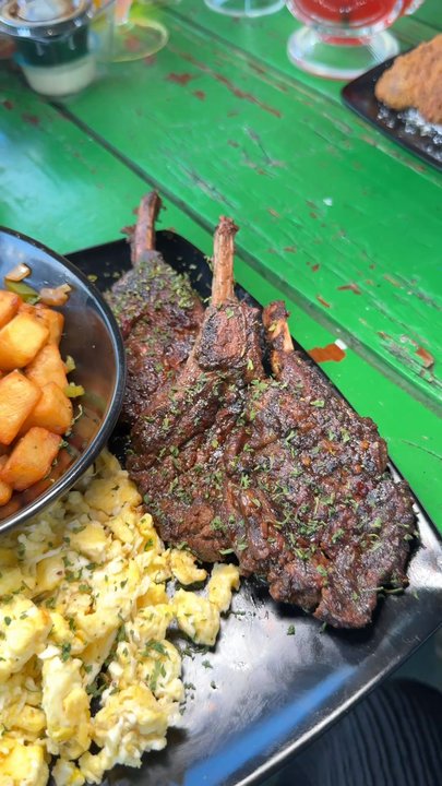 Do Not Disturb - Lamb chops & eggs - Lounges Near Me - Houston, Texas