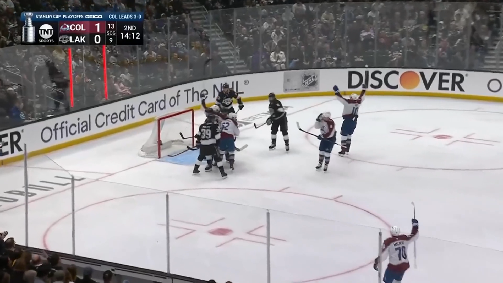 Makar Beats His Man Down the Wing and Snaps One Top Shelf · Apr. 26, 2026