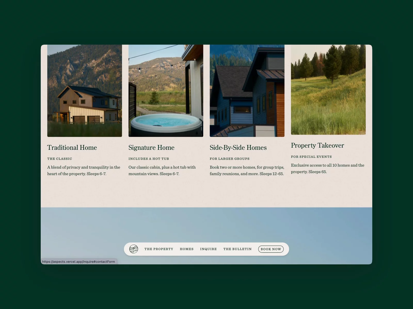 We wanted the site to feel down-to-earth, not corporate, and considered. We combined our original language, illustrations, and photography with subtle motion to create a homespun yet professional site experience.