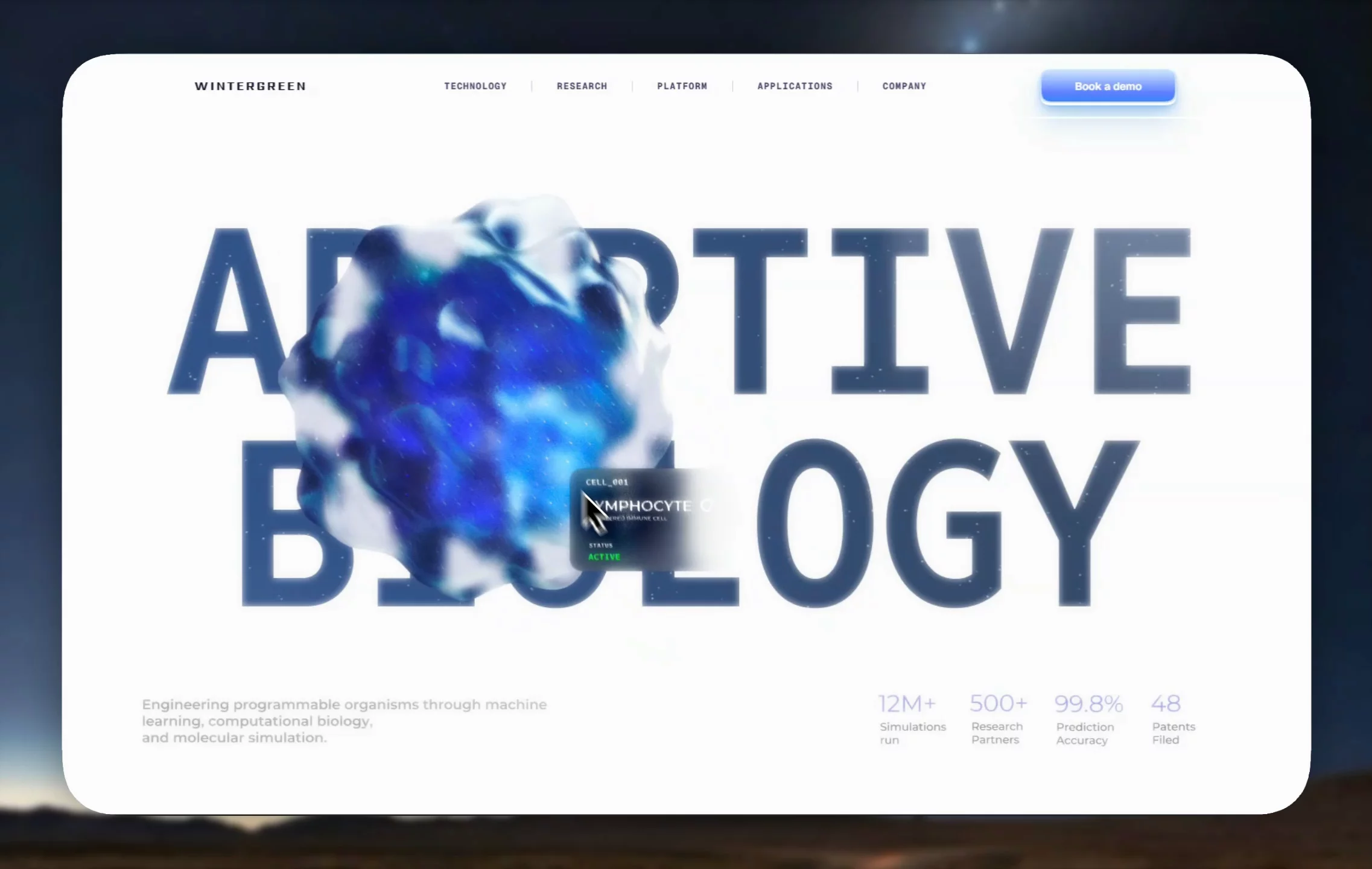 How did I create this beautiful bio-tech inspired interactive 3D cell?Watch here